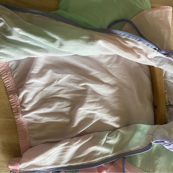 Vintage Pastel Coloured Toddler Wind Breaker Lined Jacket Size 2-3 - Picture 8 of 10